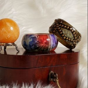 Chico's Resin Bangle Bracelets - 2